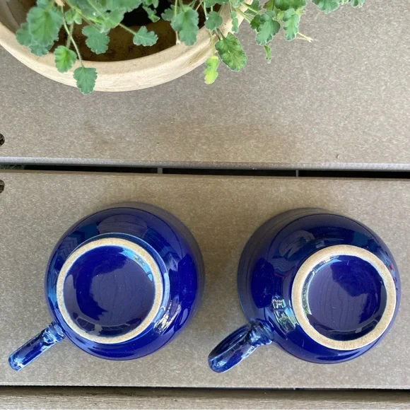 Vintage Cobalt Blue Tea/Coffee Cups - Picture 3 of 6